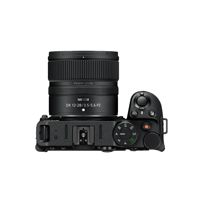 Nikon Z 30 Mirrorless Kit with Z DX 12-28MM F/3.5-5.6 PZ VR Lens - GearUp New Zealand - Top view