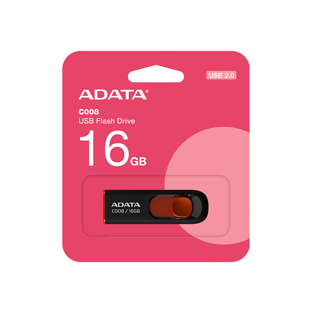 ADATA C008 USB 2.0 Flash Drive – 16GB / 32GB / 64GB