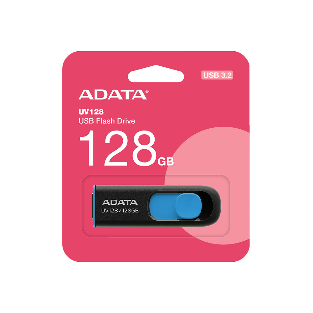 ADATA UV128 USB 3.2 Flash Drive – 32GB / 64GB / 128GB