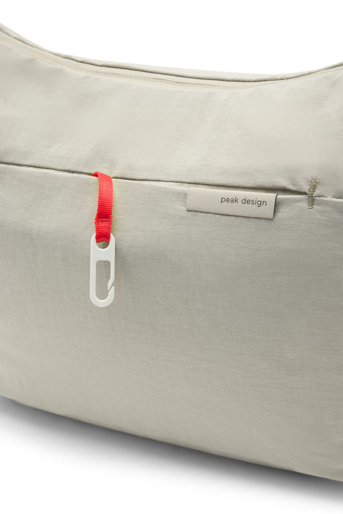 Peak Design City Crescent 12L in Moon – detail view