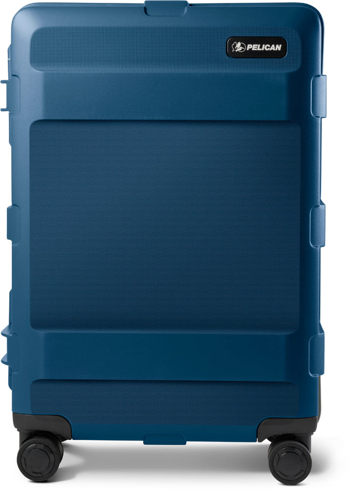 Blue Pelican suitcase on a white background
