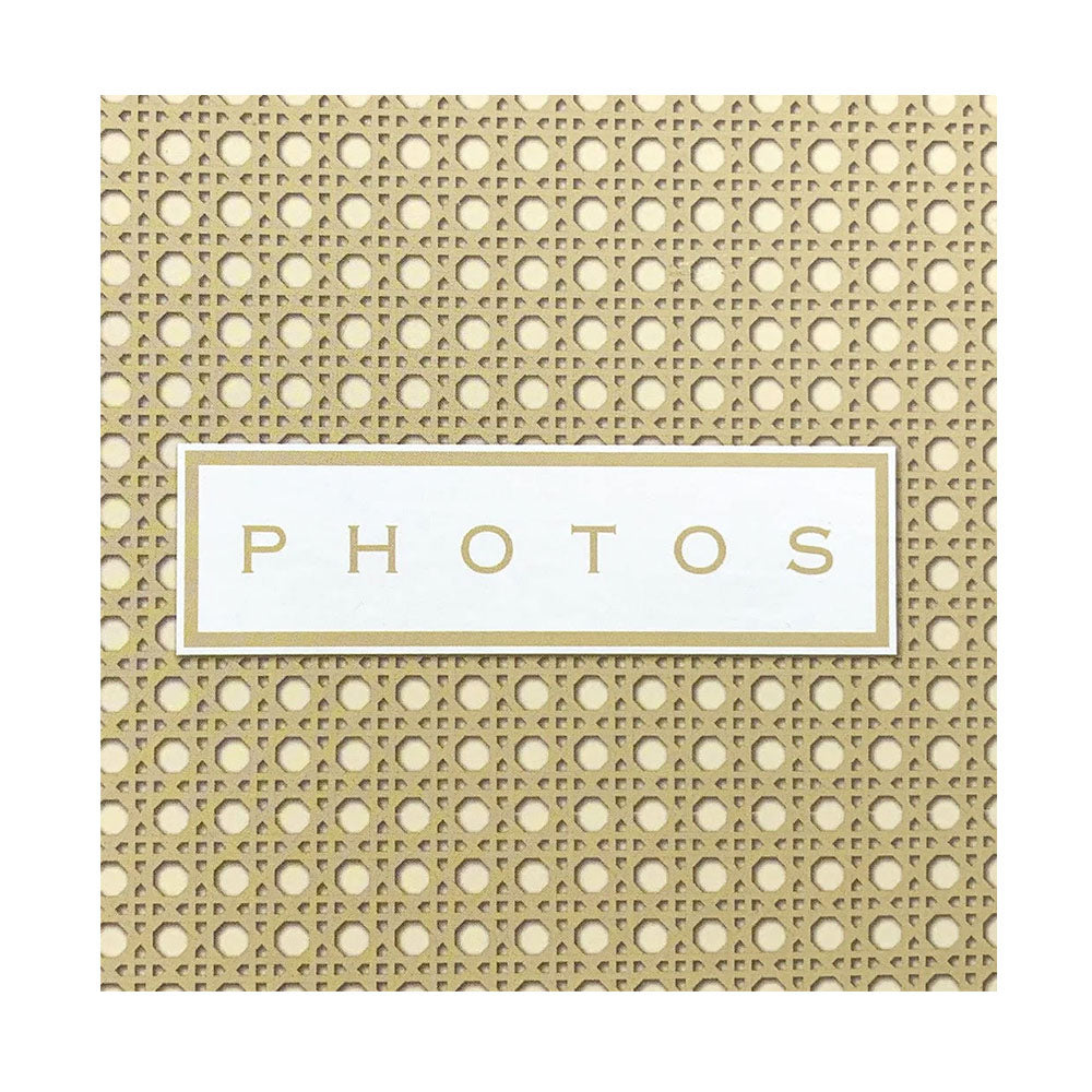 Profile Boho Rattan Slip-In Photo Album 4x6