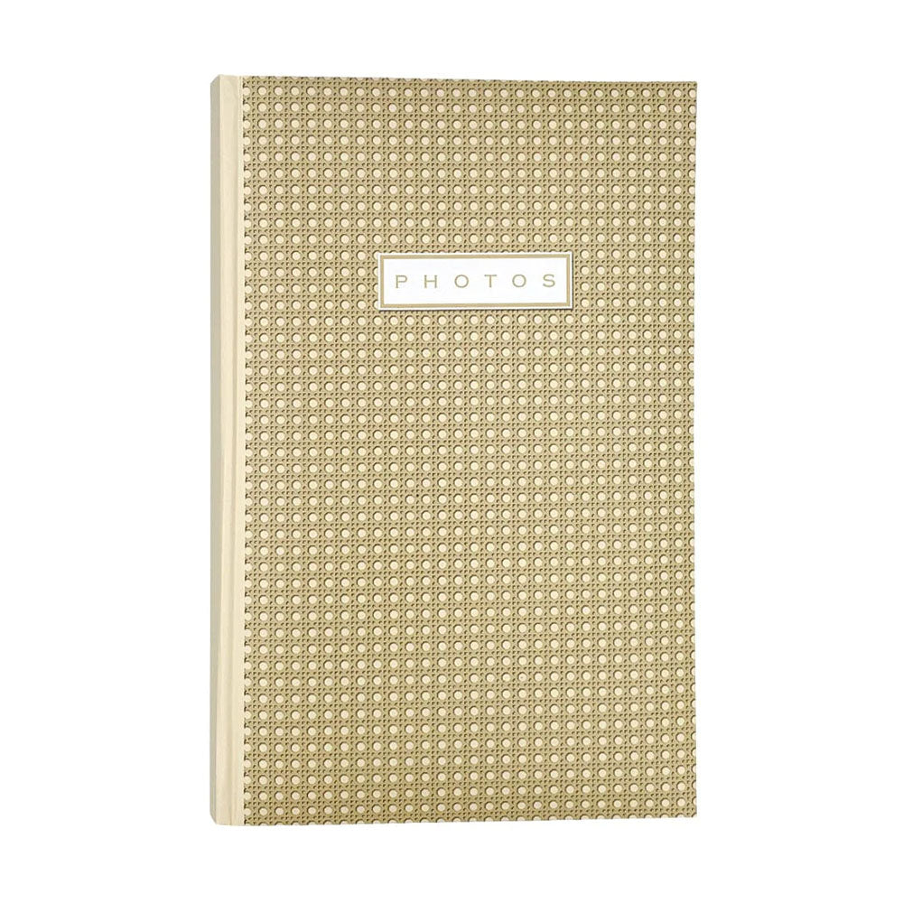 Profile Boho Rattan Slip-In Photo Album 4x6