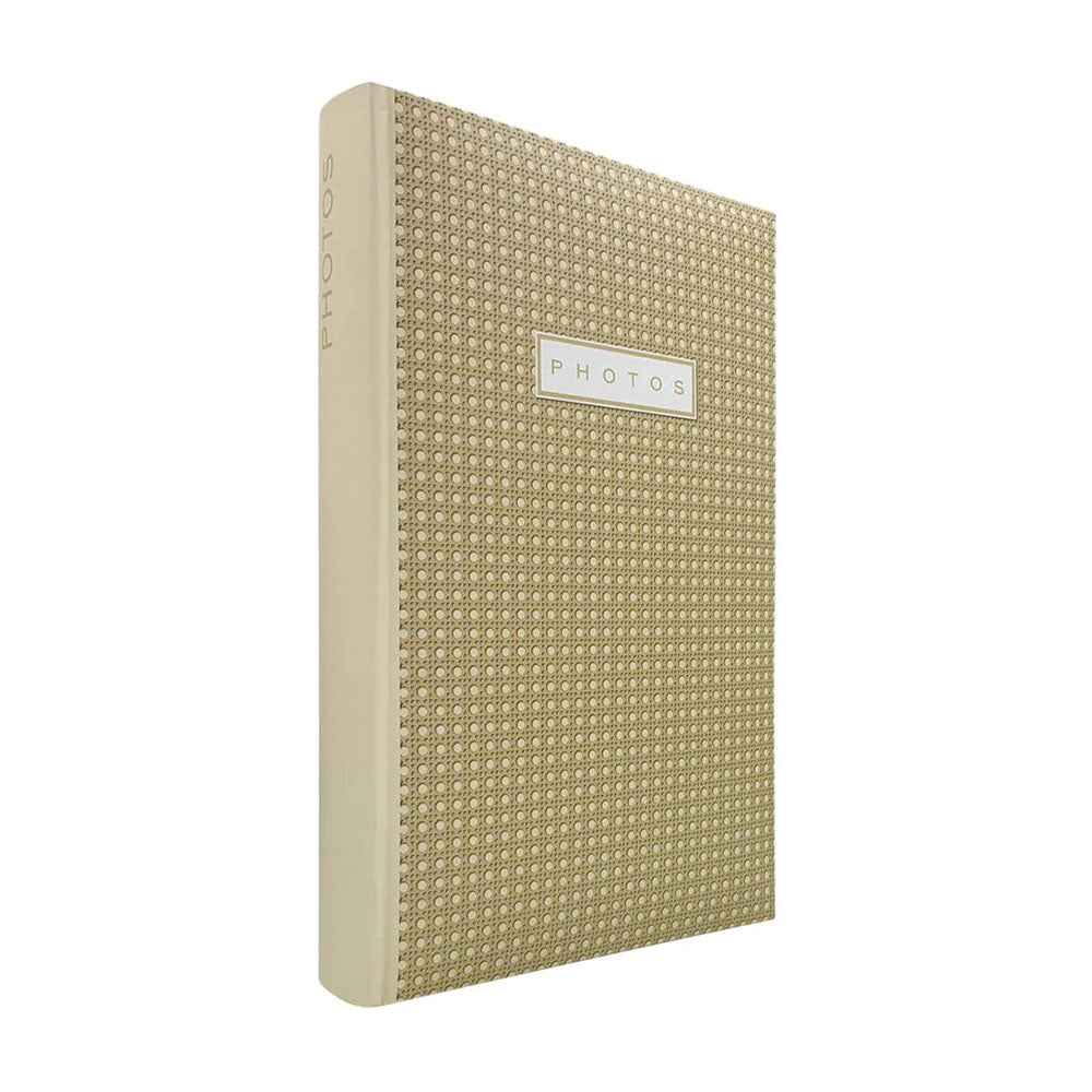 Profile Boho Rattan Slip-In Photo Album 4x6