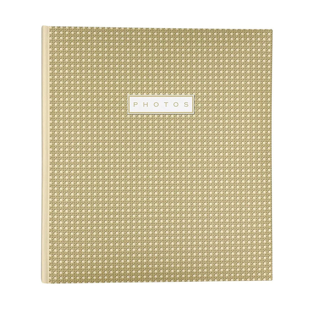 Profile Boho Rattan Slip-In Photo Album 4x6