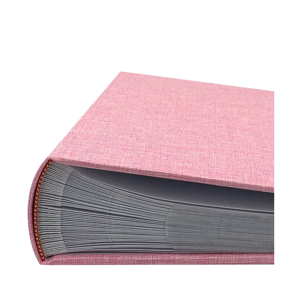 Profile PLUSH Linen Pink 4x6 Slip-In Photo Album