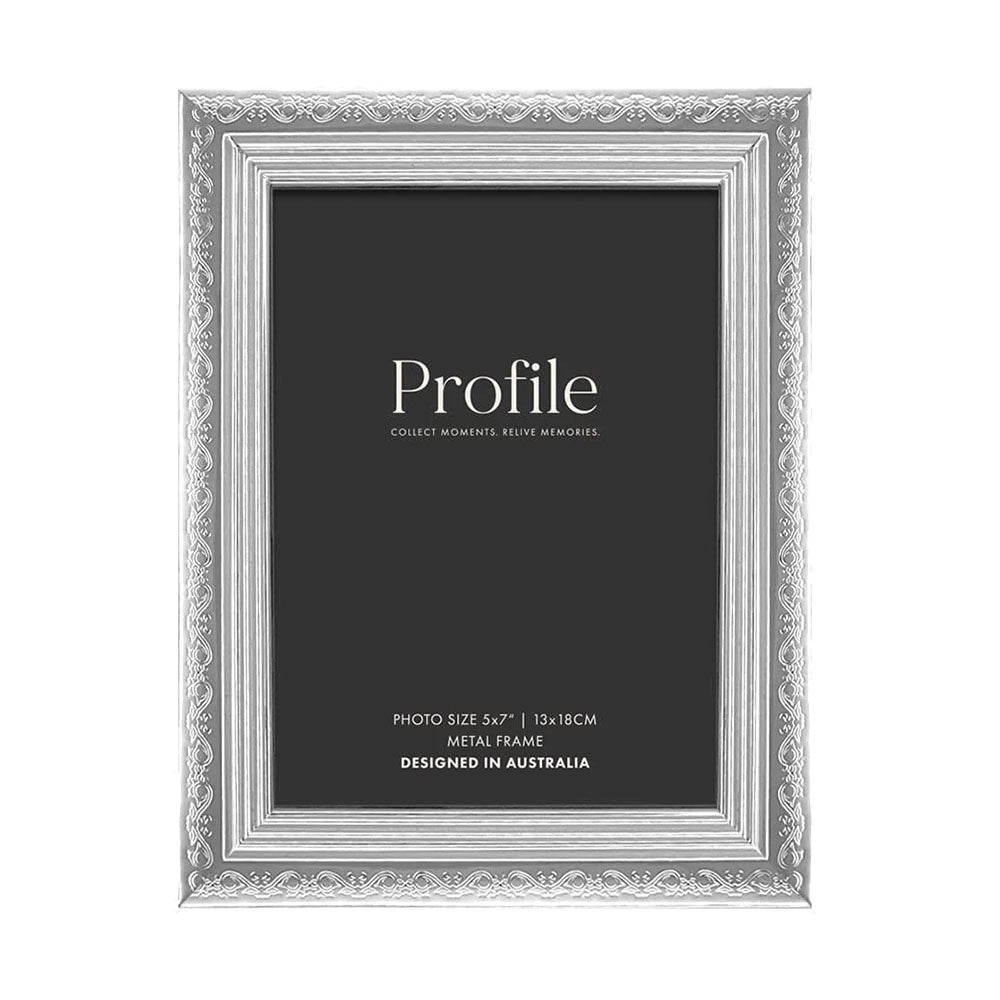 Profile Fiori Photo Frame Silver