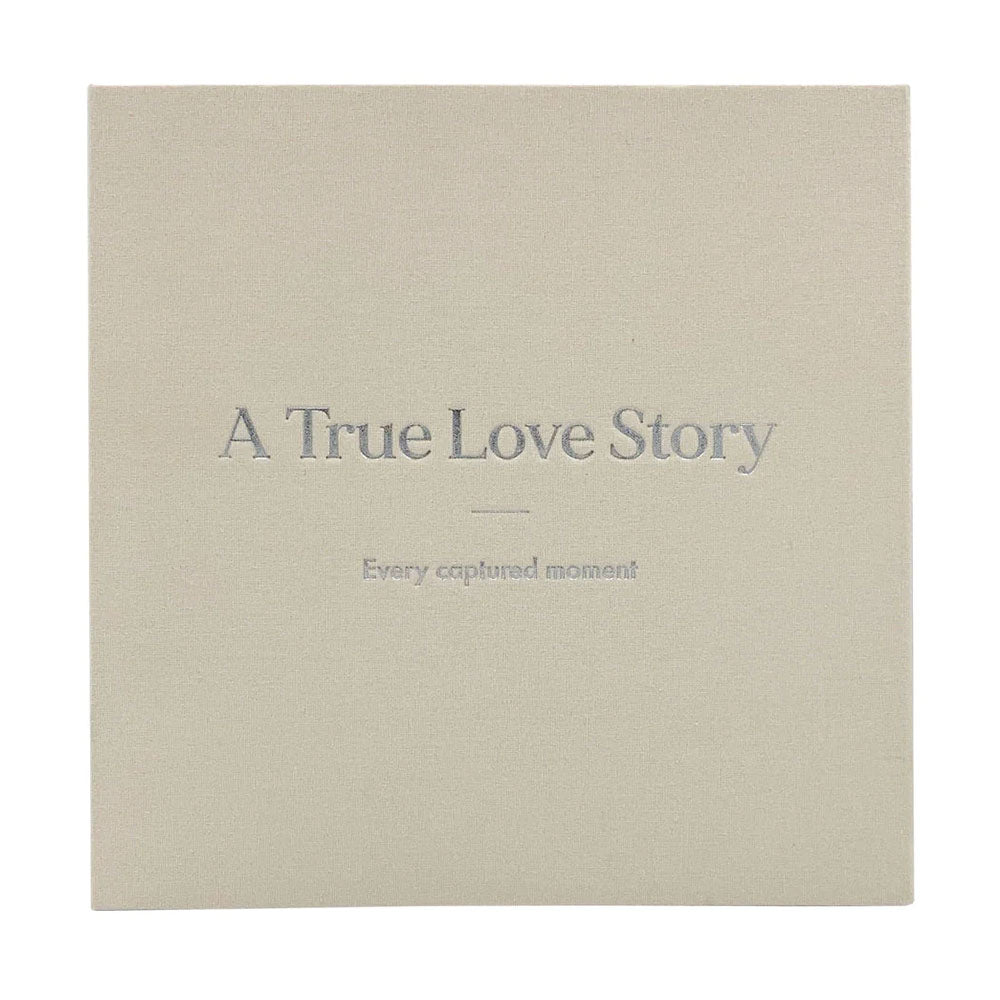 Profile "A True Love Story" Slip-in Display Photo Album 4x6