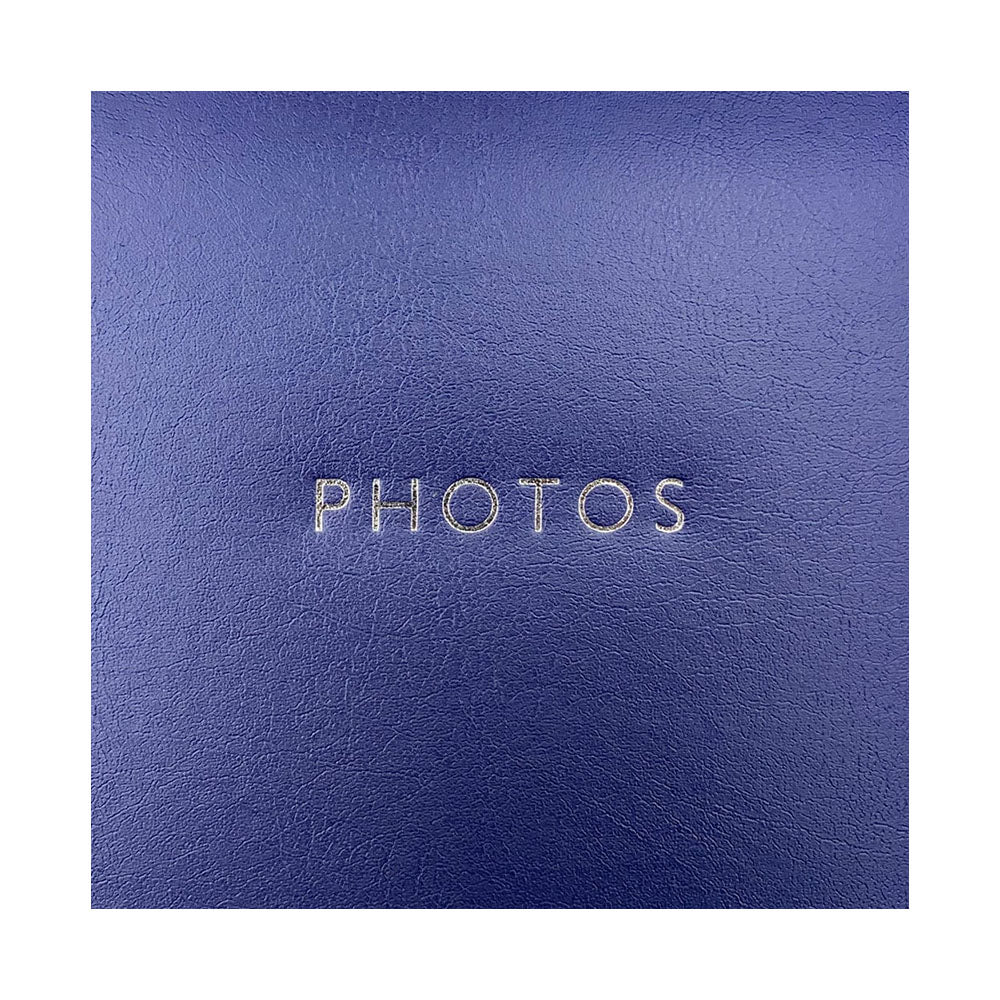 Profile Glamour Metallic Blue 4x6 Slip-In Photo Album