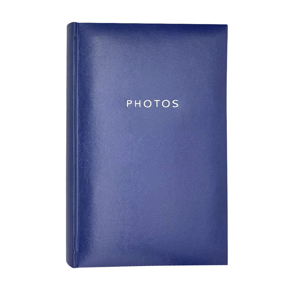 Profile Glamour Metallic Blue 4x6 Slip-In Photo Album