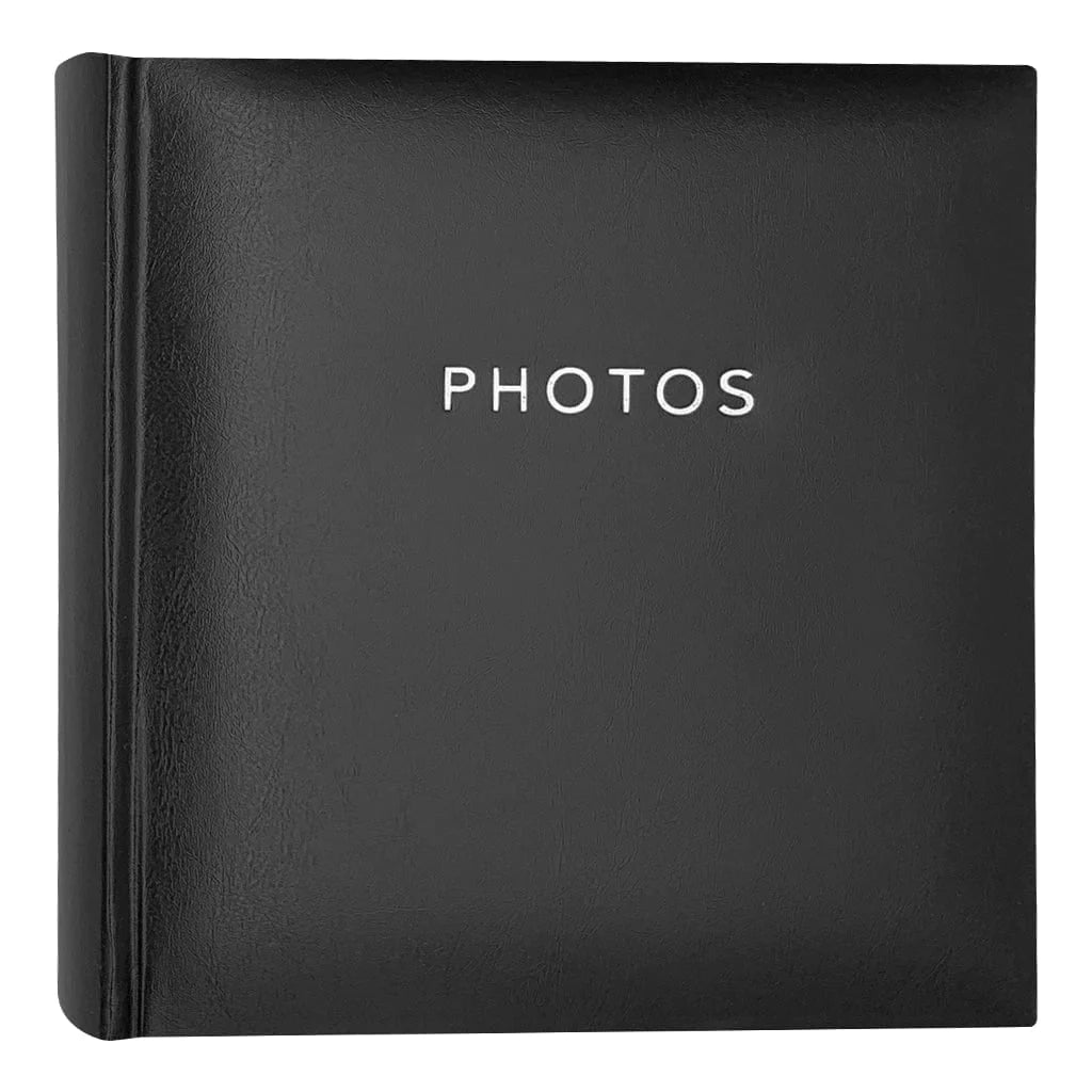 Profile Glamour Black 4x6 Slip-In Photo Album