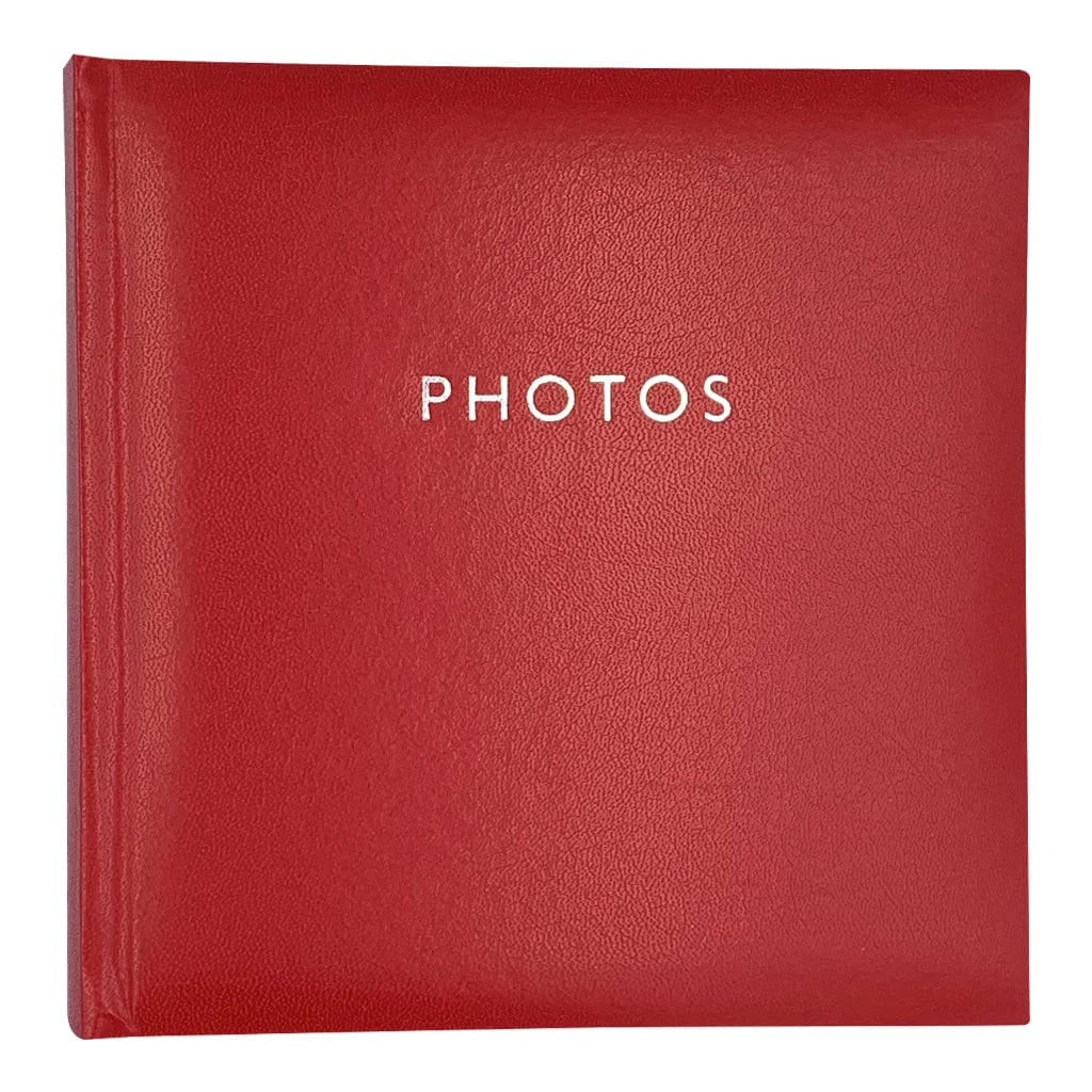 Profile Glamour Red 4x6 Slip-In Photo Album