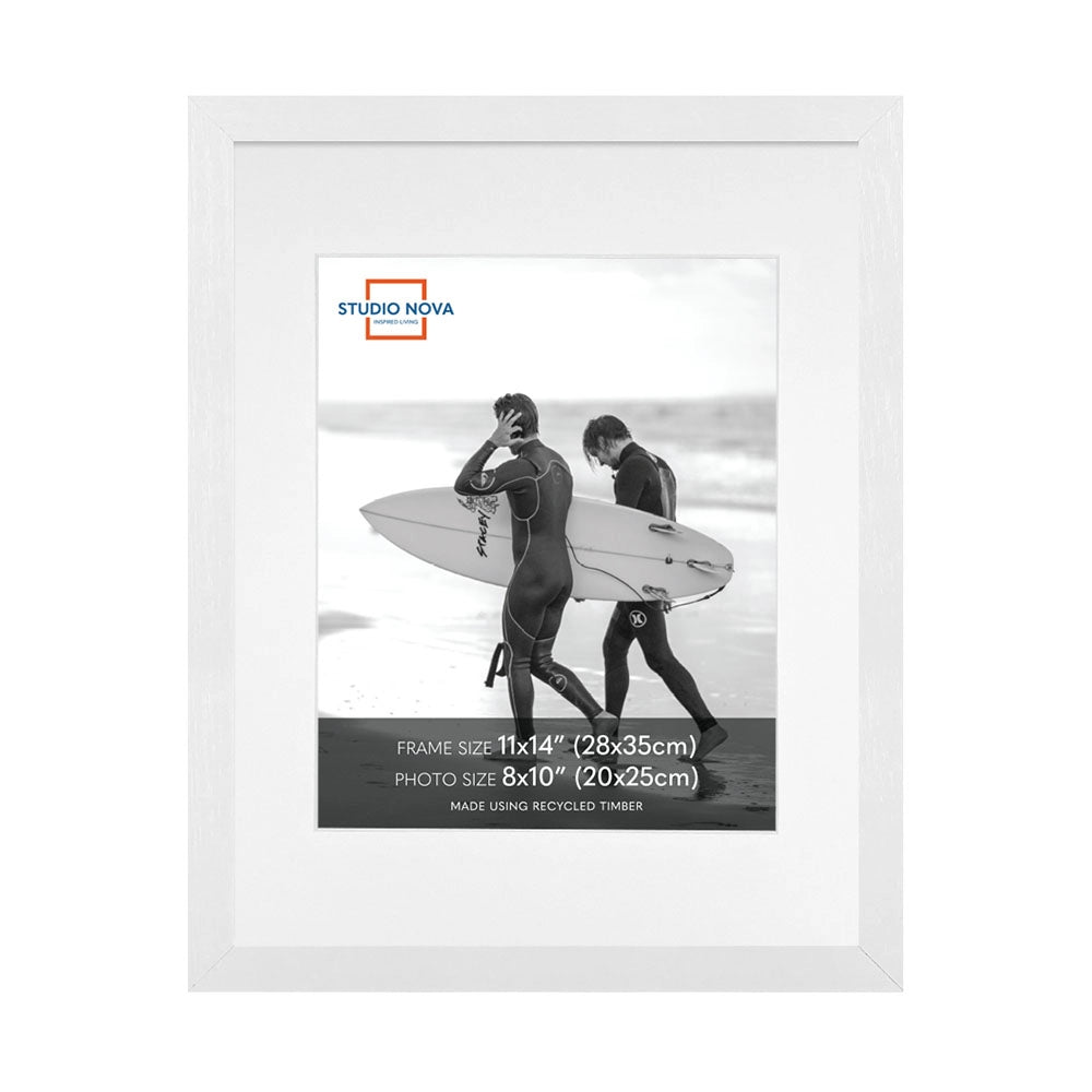 Studio Nova Home Basics Photo Frame White 11x14/8x10