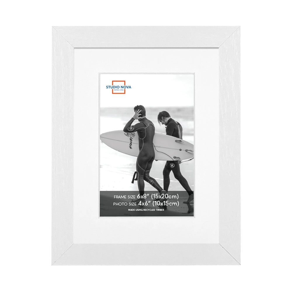 Studio Nova Home Basics Photo Frame White 6x8/4x6