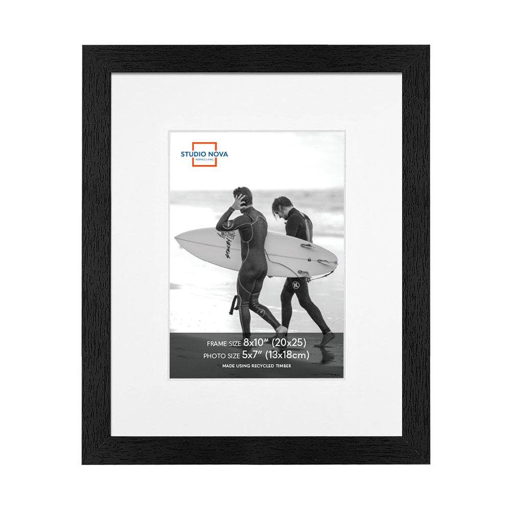 Studio Nova Home Basics Photo Frame Black 8x10/5x7