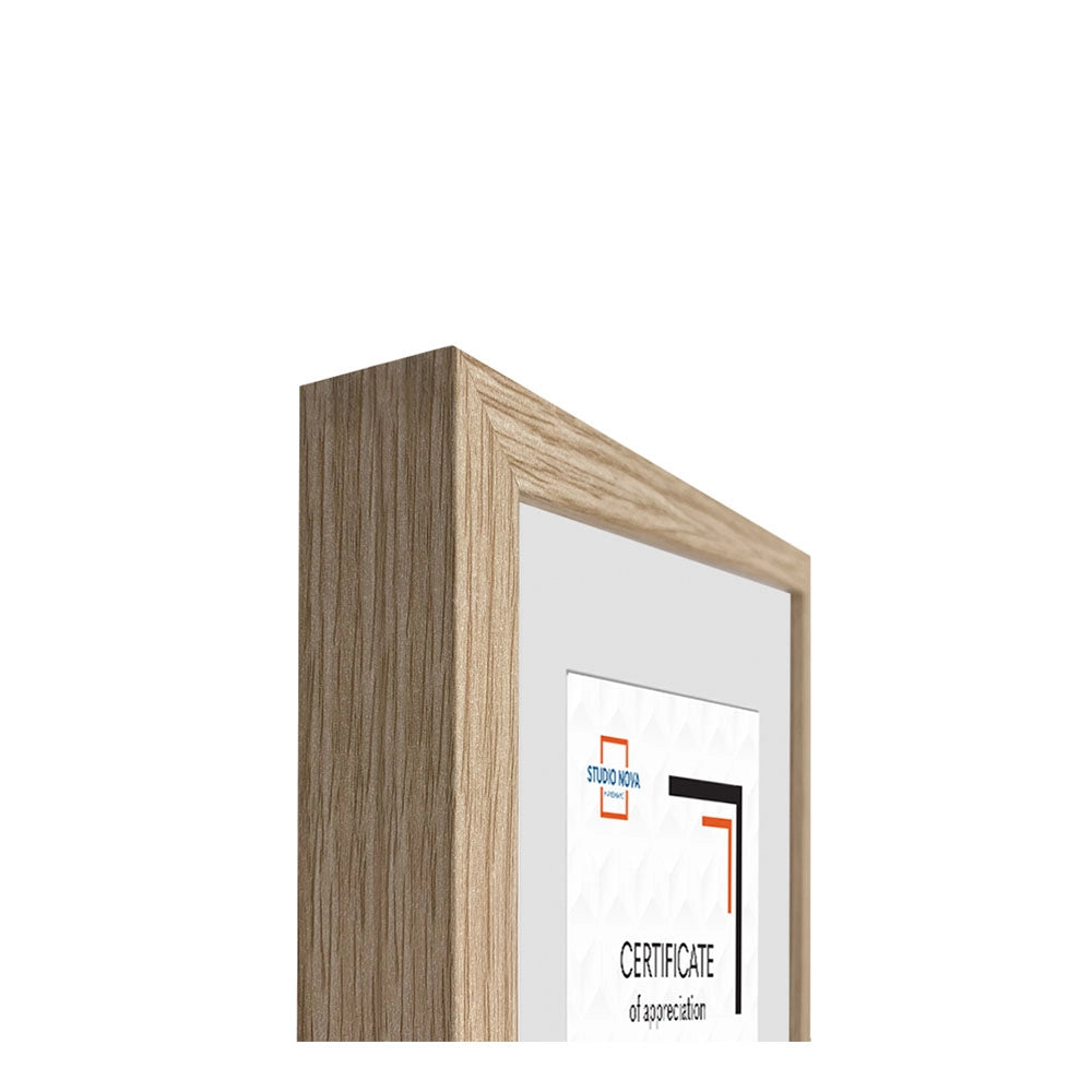 Studio Nova Home Basics Picture Poster/Certificate Frame Natural Oak, 2pcs