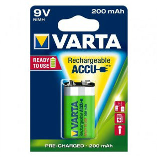 Varta Rechargeable Ni-MH 200mAh 9V 1 pack