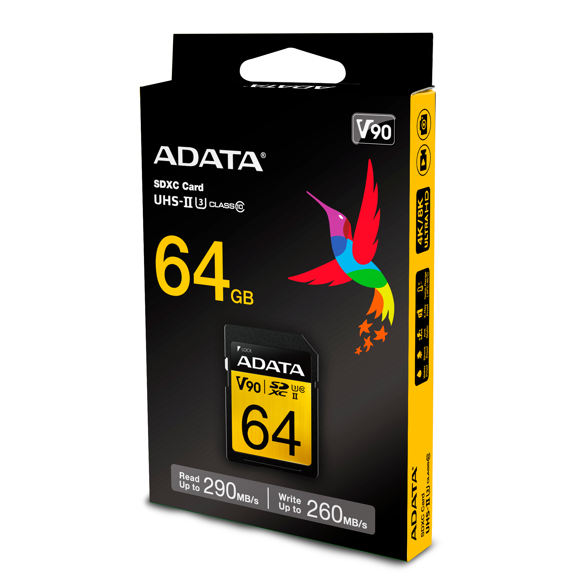Adata 64 GB Micro SDXC Card UHS-II U3 Class 10