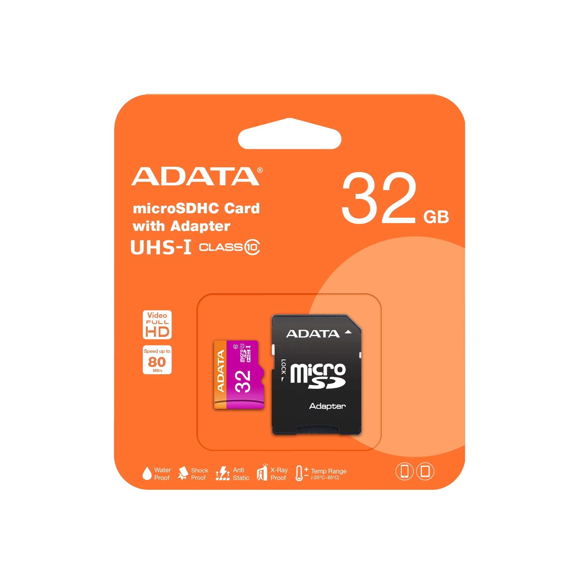 Adata 32GB Premier microSDHC/SDXC UHS-I Class10 Memory Card
