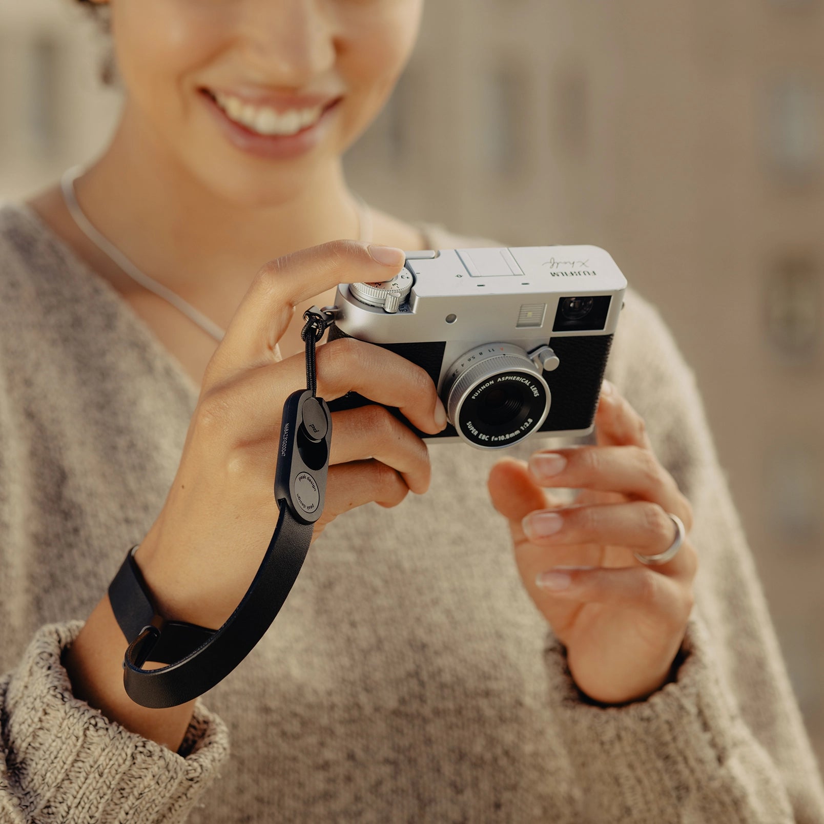 Peak Design CUFF Leather Wrist Camera Strap