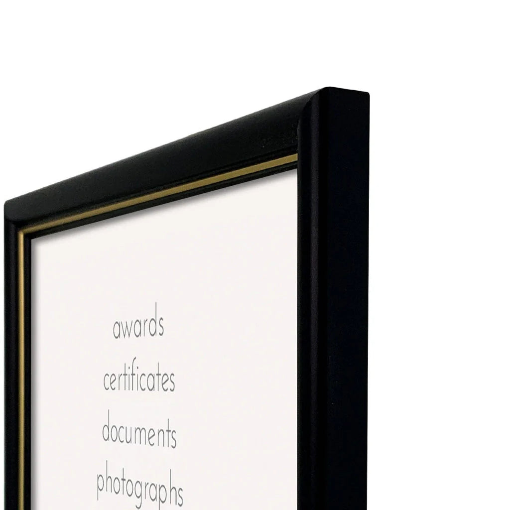 Profile Basic Certificate/Picture Frame Black Gold