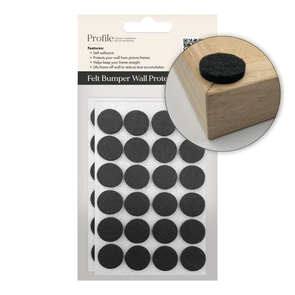Profile Felt Bumper Wall Protectors Black