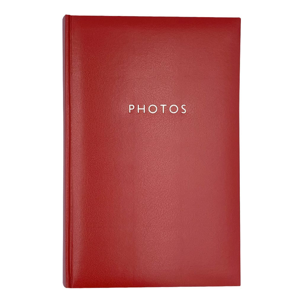 Profile Glamour Red 4x6 Slip-In Photo Album