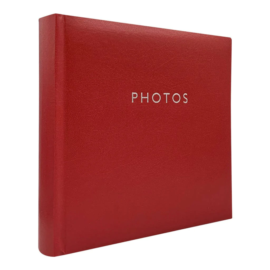 Profile Glamour Red 4x6 Slip-In Photo Album