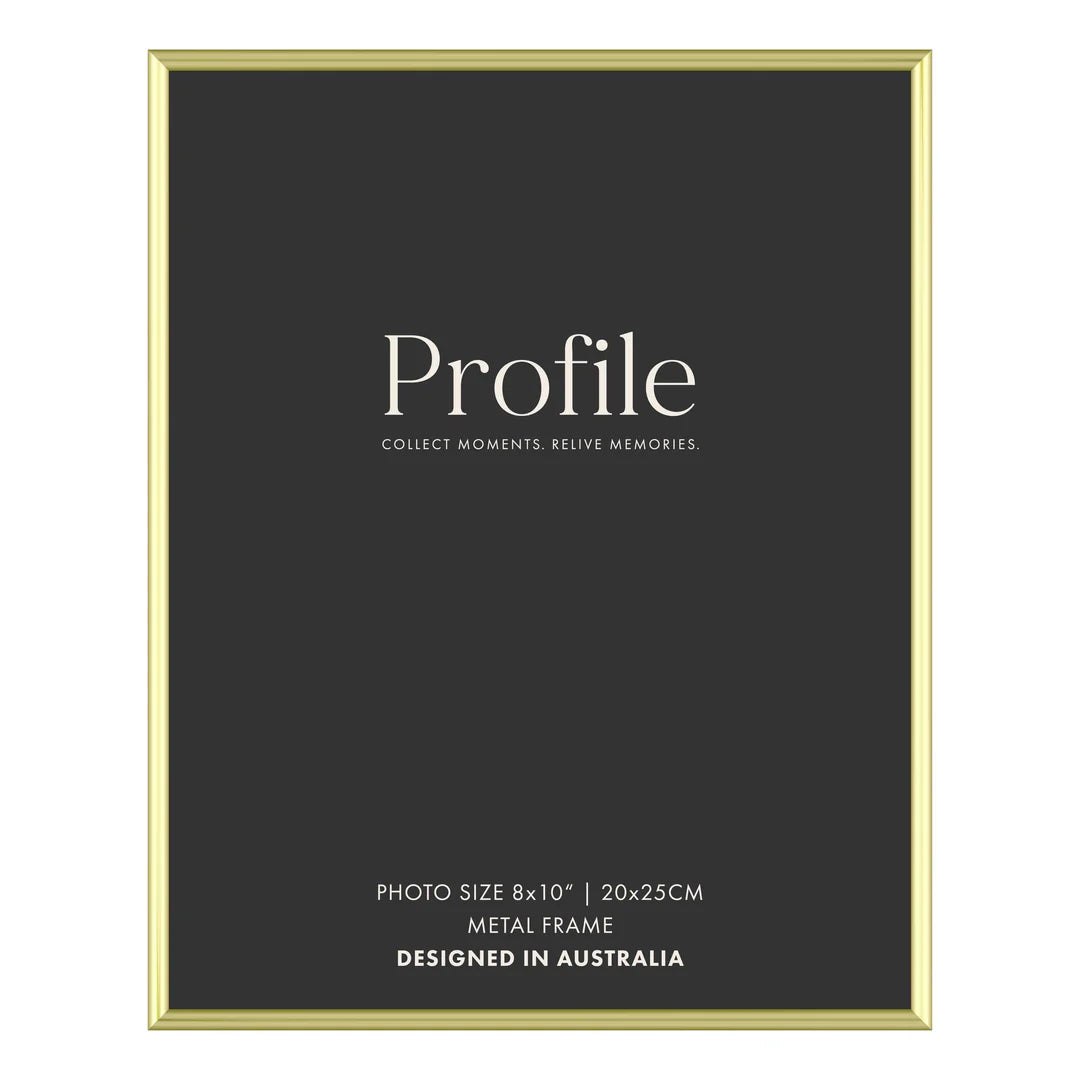 Profile Habitat Brass Metal Frame