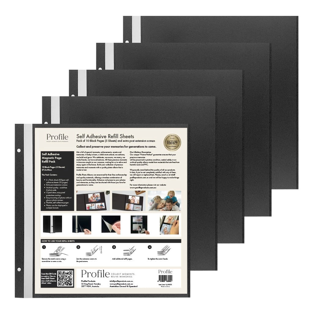 Profile Self-Adhesive Photo Album - Refill Pack