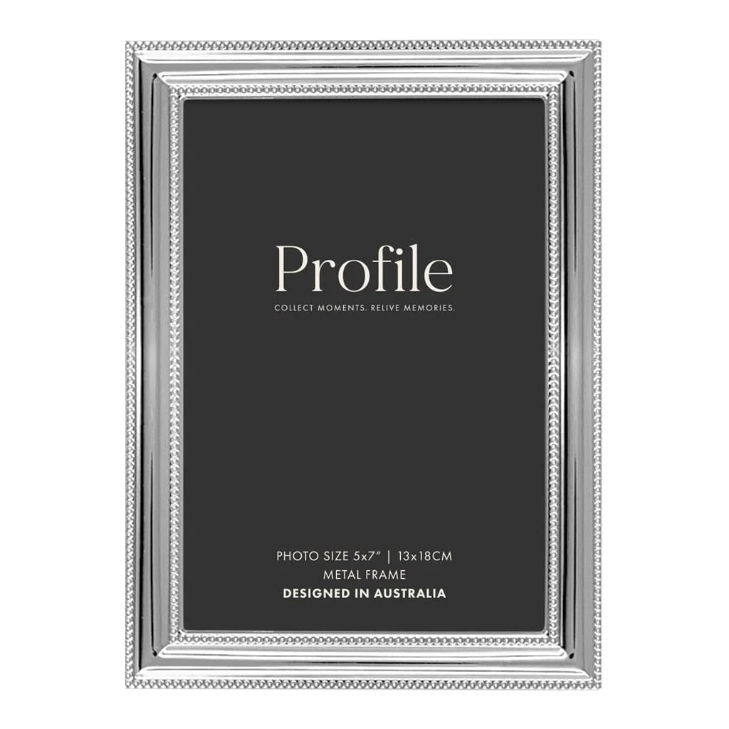 Profile Valentine Silver Metal Photo Frame