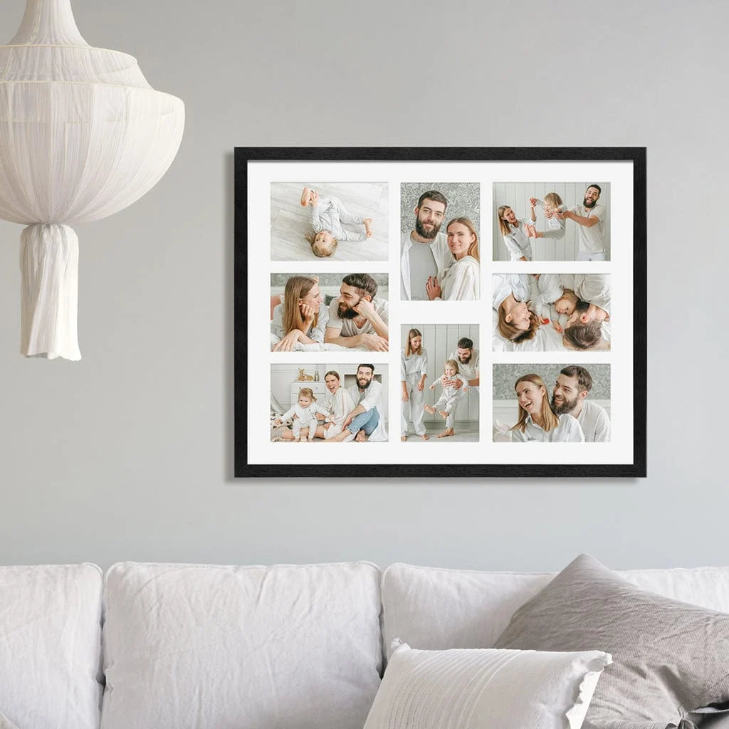 Studio Nova Collage Photo Frame 16x20in (8 Photos) - Black