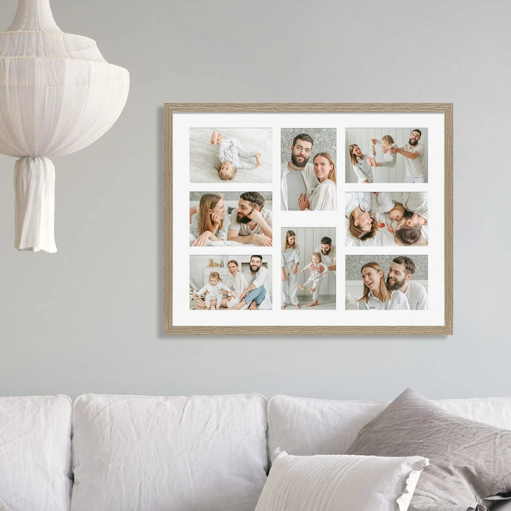 Studio Nova Collage Photo Frame 16x20in (8 Photos) - Natural