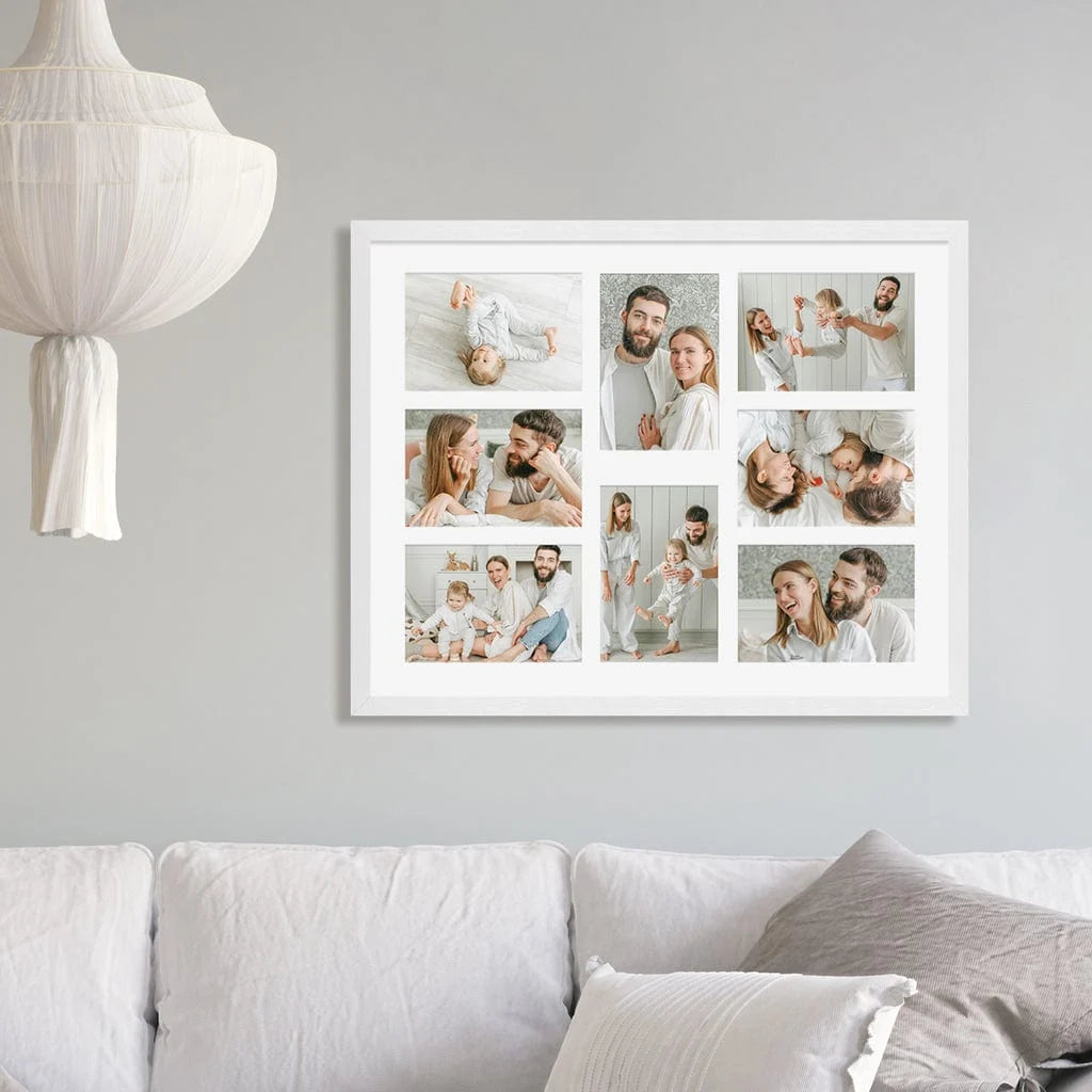 Studio Nova Collage Photo Frame 16x20in (8 Photos) - White