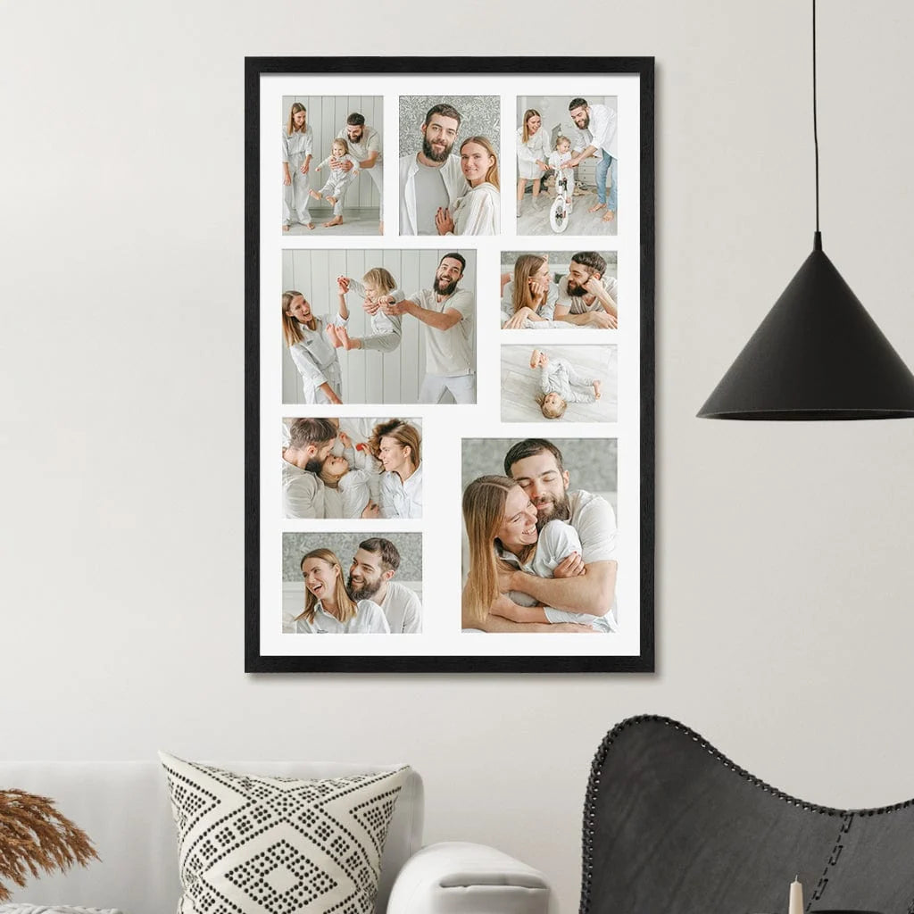 Studio Nova Collage Photo Frame 20x30in (9 Photos) - Black