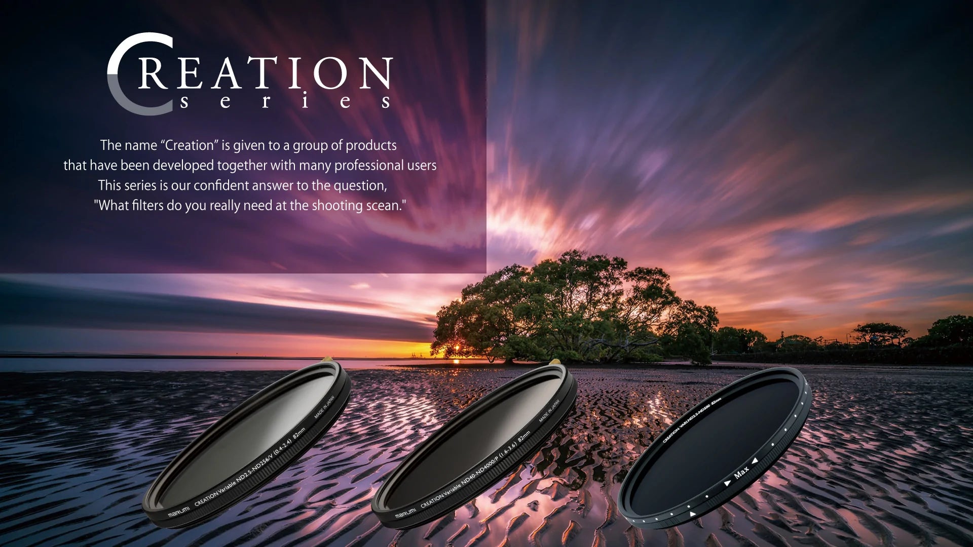 Marumi Creation Variable ND2.5-ND256 V