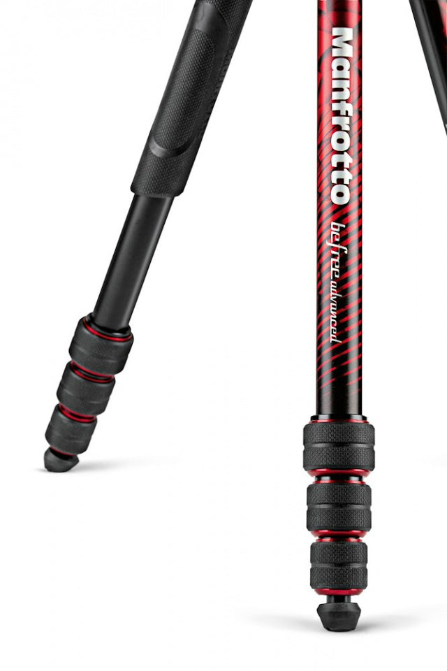 Manfrotto Befree Advanced Aluminium Travel Tripod Red