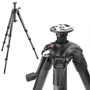 Manfrotto 057 Carbon Fibre Tripod 4 Section Geared