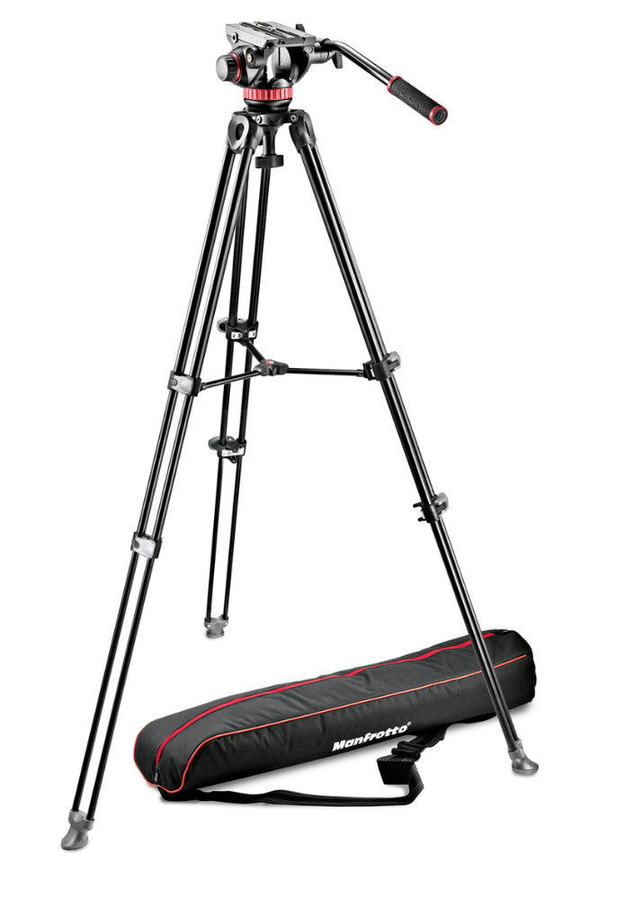 Manfrotto MVH502A Head with MVT502Am Aluminium Tripod
