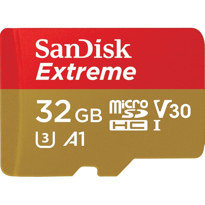 SanDisk Extreme UHS-I microSDXC Memory Card with SD Adapter