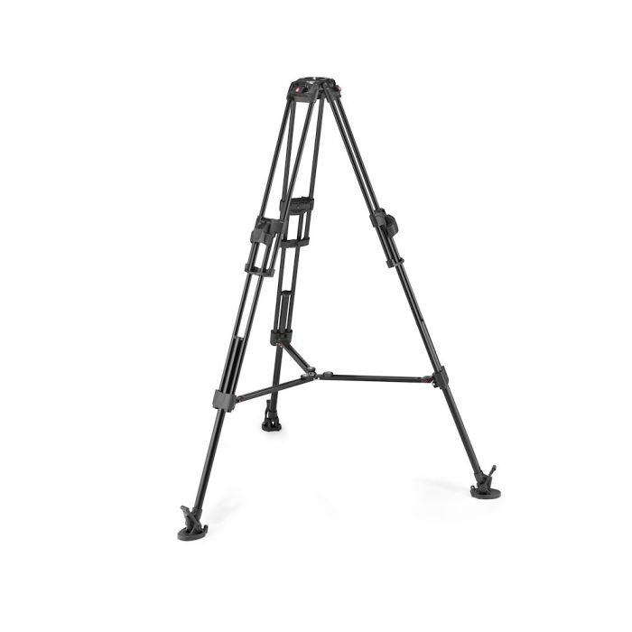 Manfrotto 526 Pro Video Head with 645 Fast Twin Aluminium Tripod