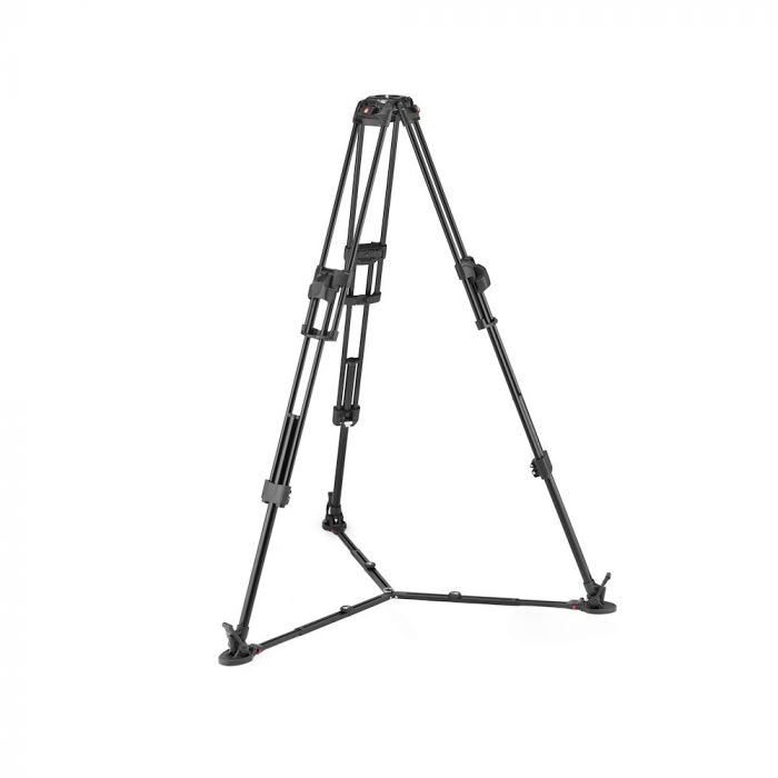 Manfrotto 526 Pro Video Head with 645 Fast Twin Aluminium Tripod