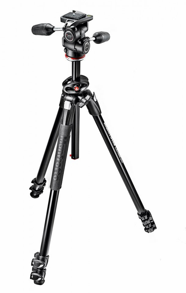 Manfrotto 290 Dual Aluminium 3 Section Tripod with 804 3 Way Head