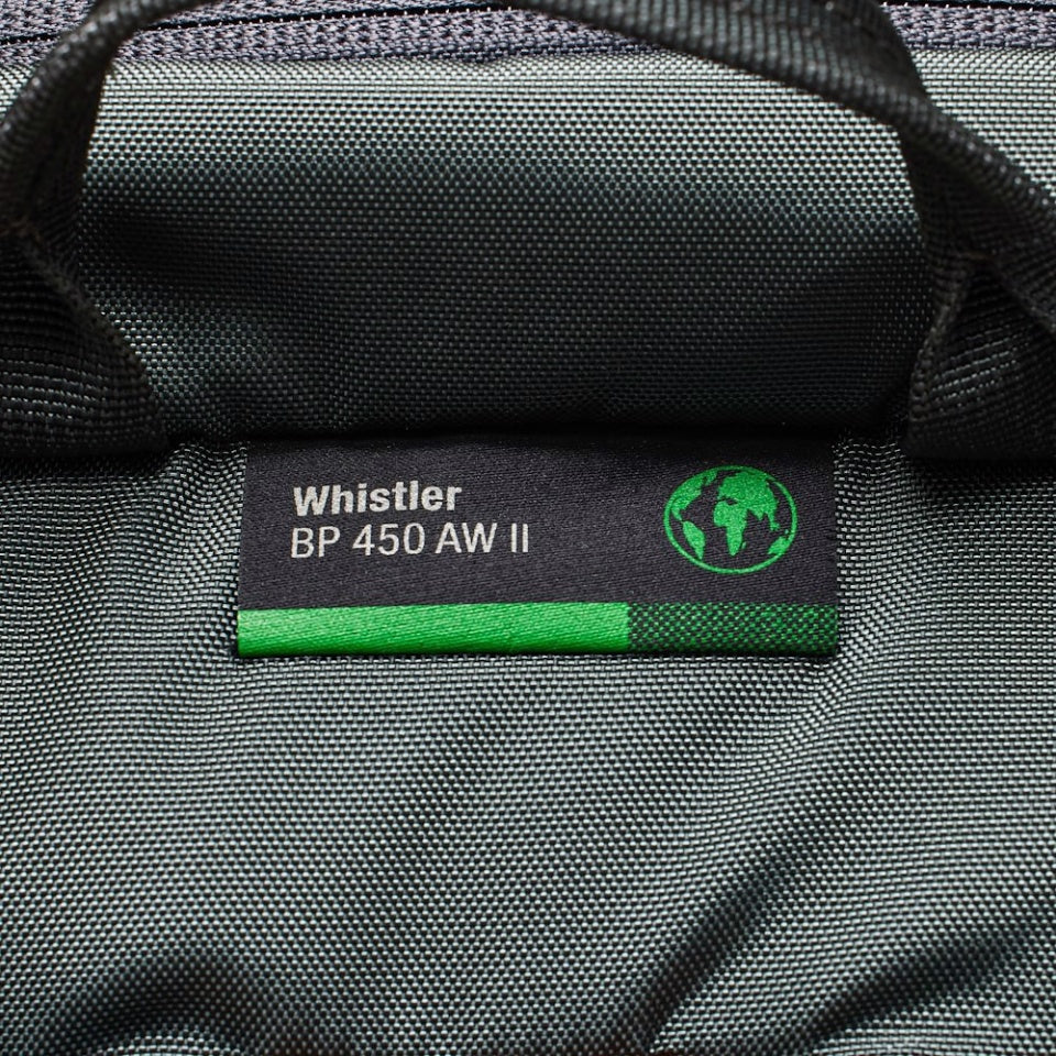Lowepro Whistler Backpack 450 AW II Grey Green Line
