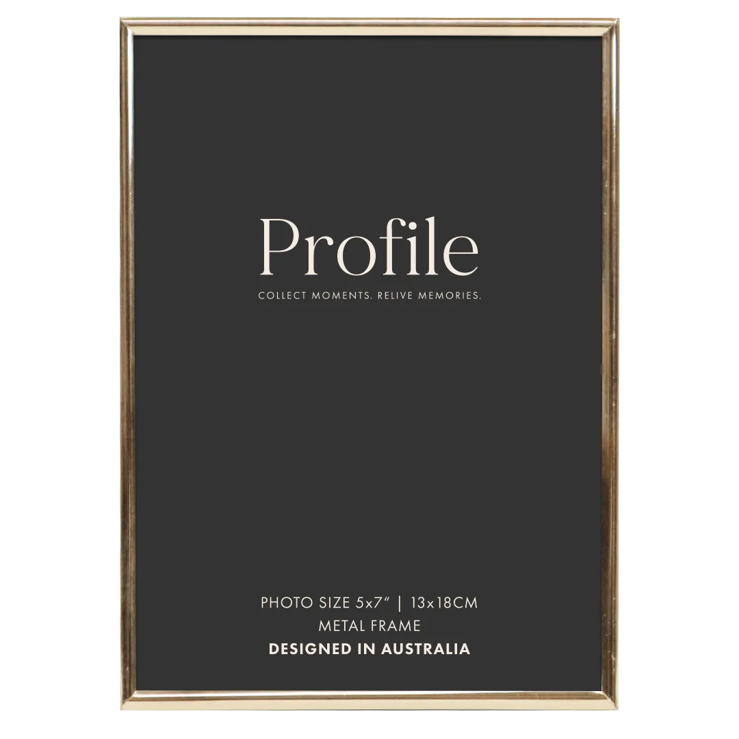 Profile Habitat Brass Metal Frame