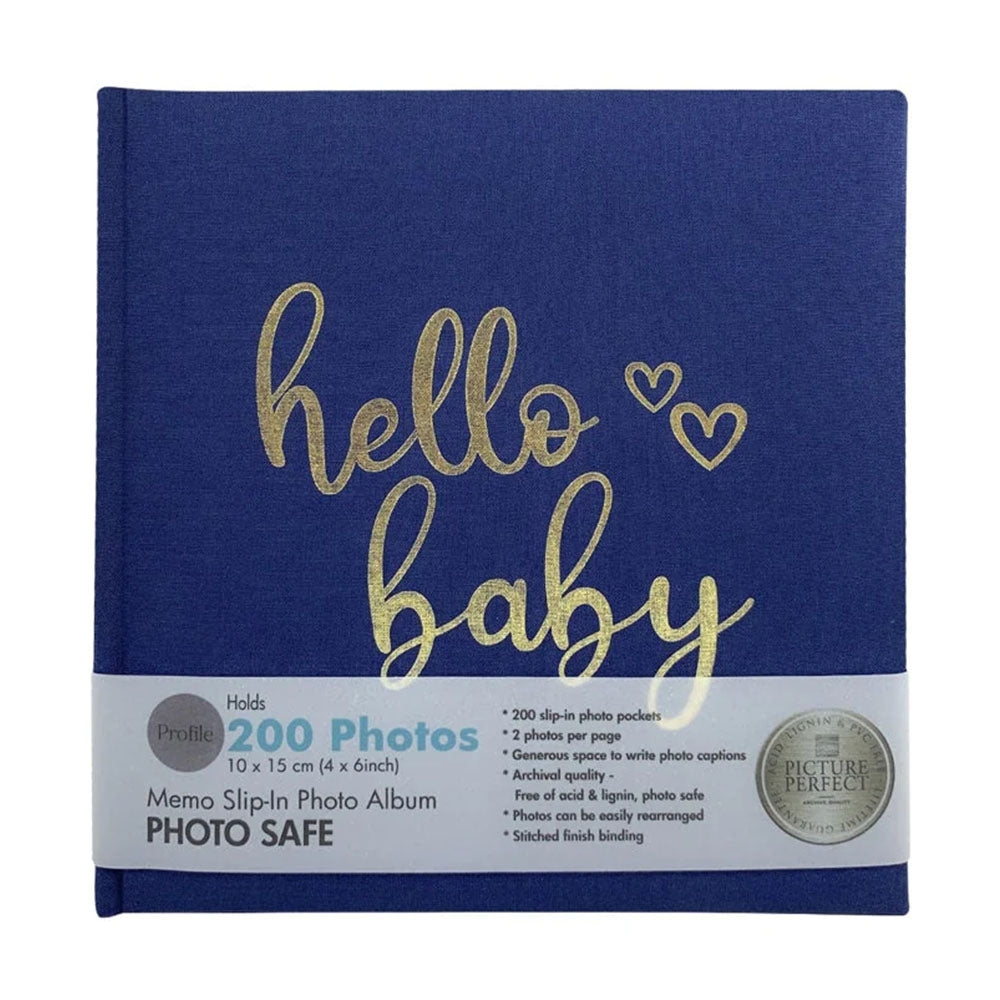 Profile Hello Baby 4x6 Slip-In Photo Album