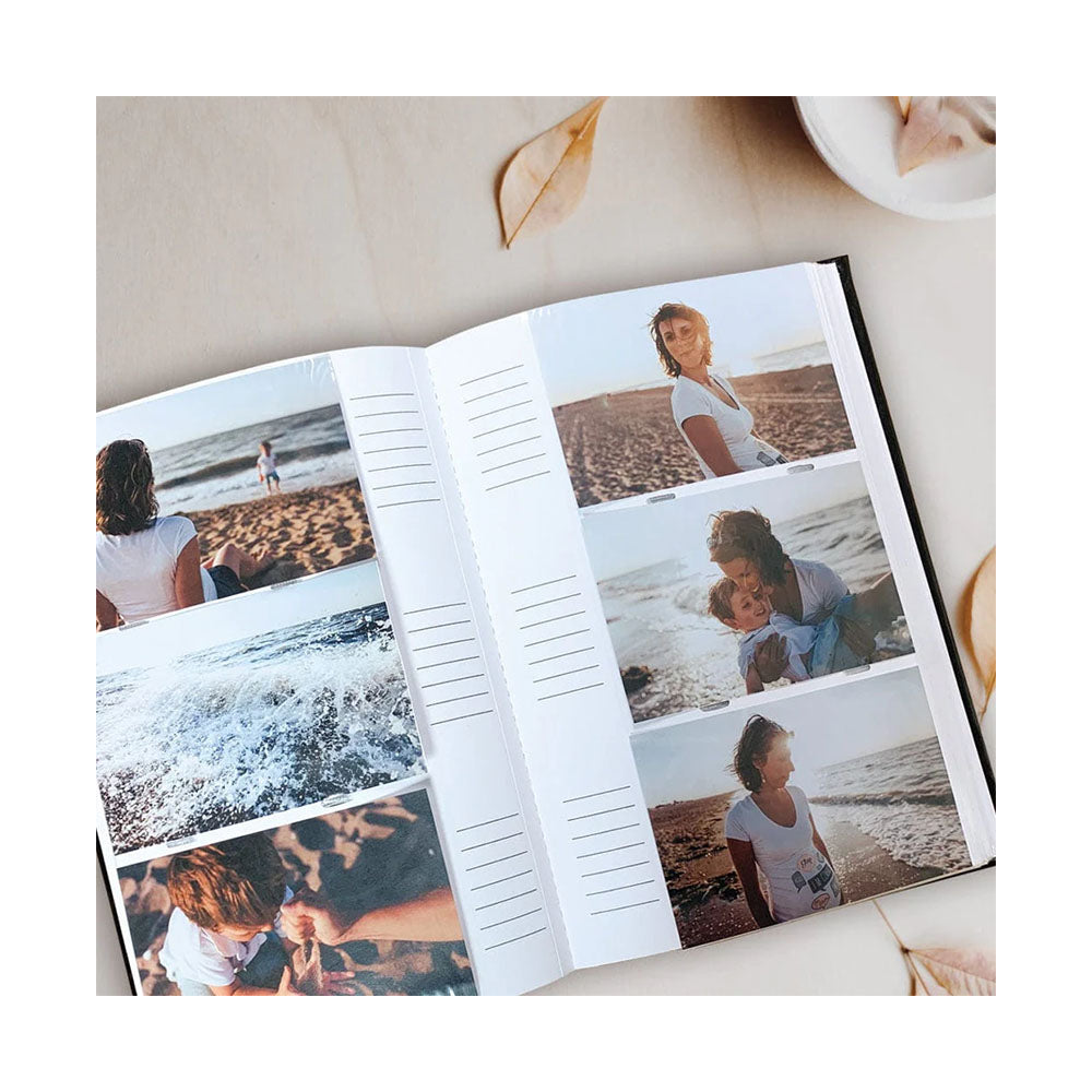 Profile PLUSH Linen Grey 4x6 Slip-In Photo Album