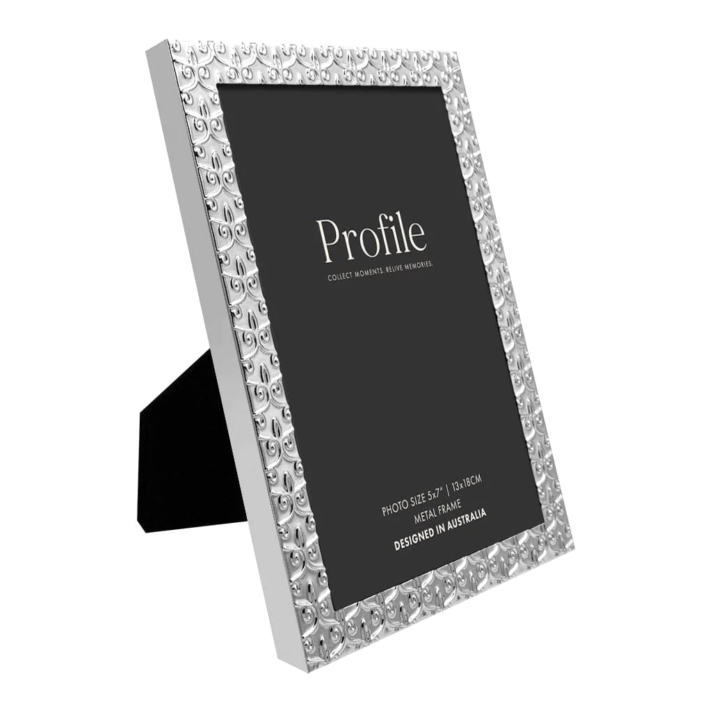 Profile Renaissance Metal Photo Frame Silver
