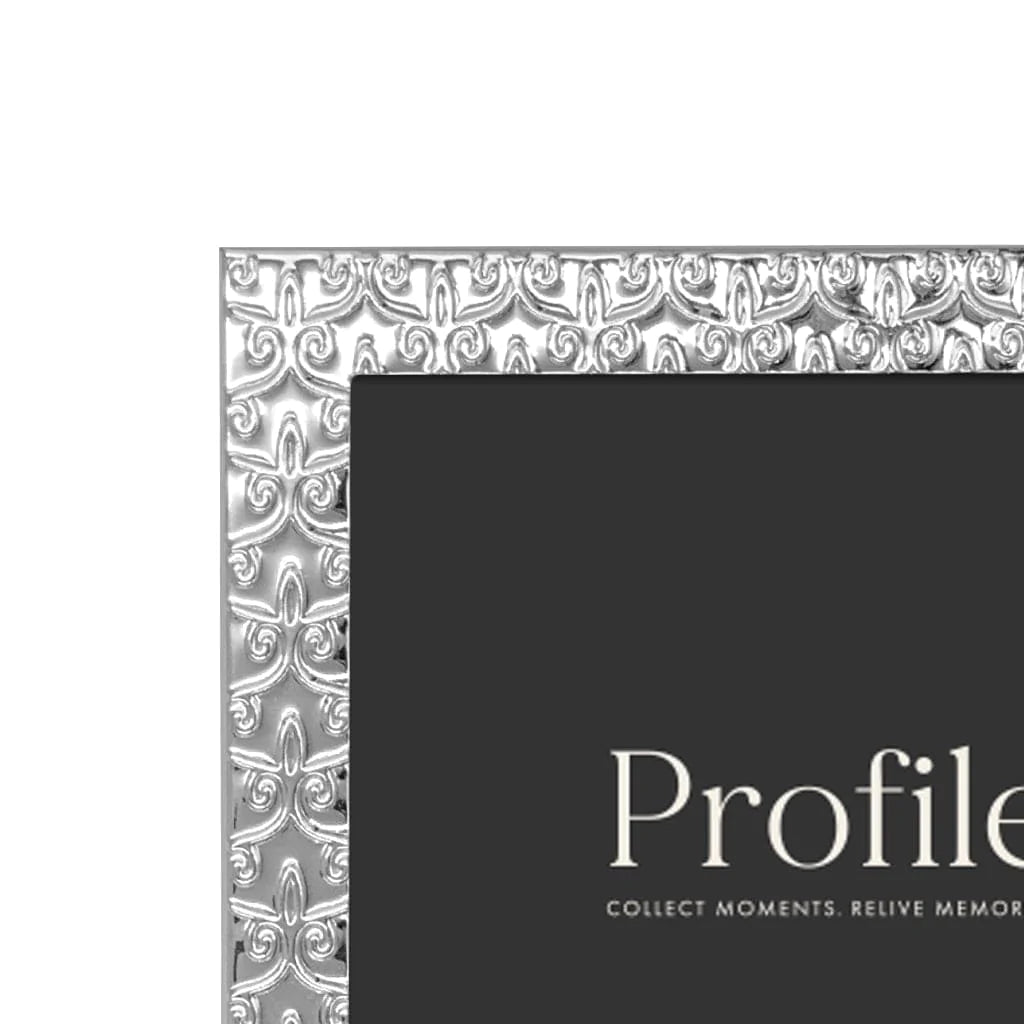 Profile Renaissance Metal Photo Frame Silver