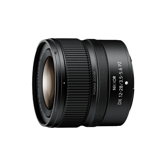 Nikon Z 30 Mirrorless Kit with Z DX 12-28MM F/3.5-5.6 PZ VR Lens - GearUp New Zealand - Lens side view